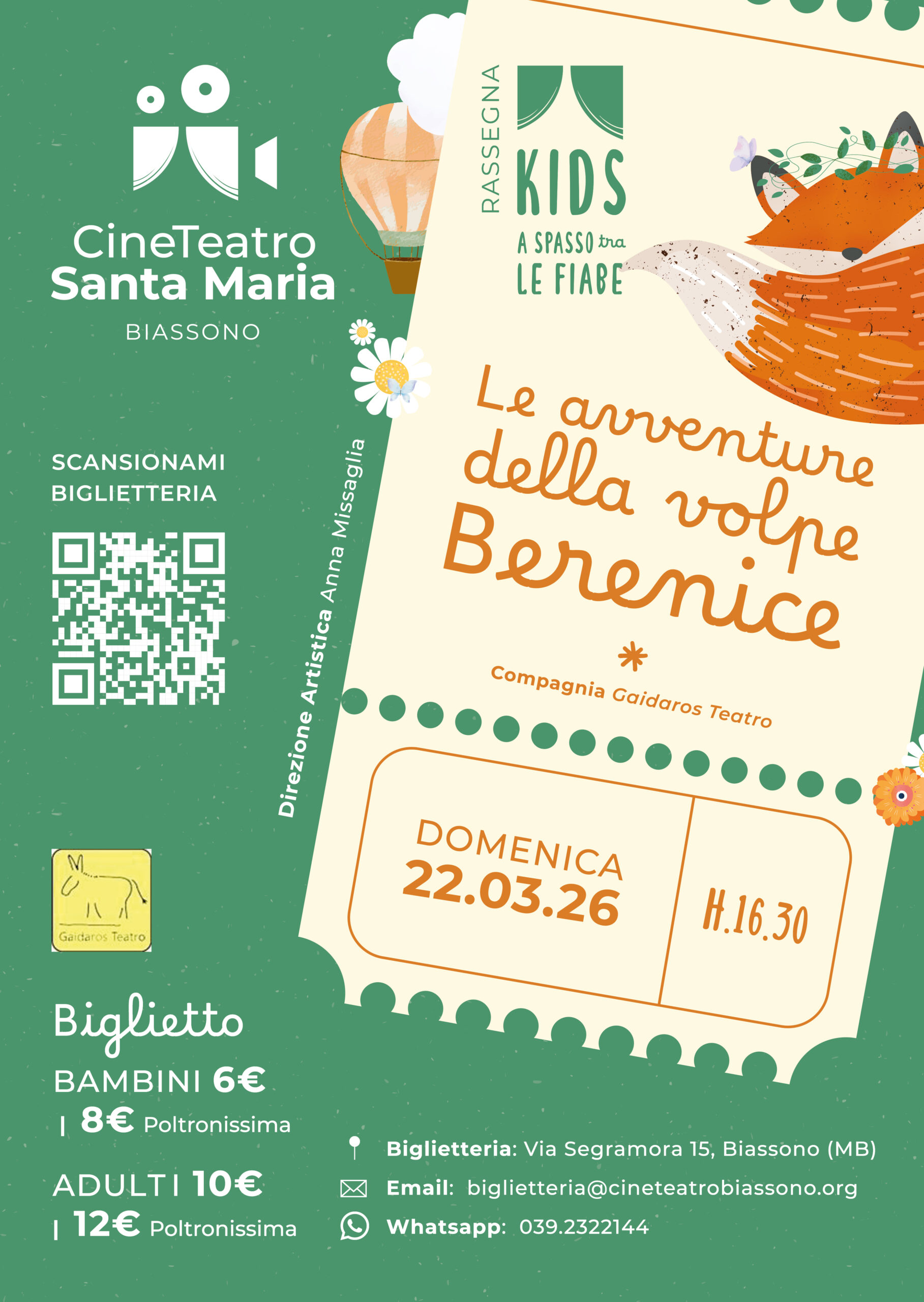 A3 Le avventure della volpe Berenice