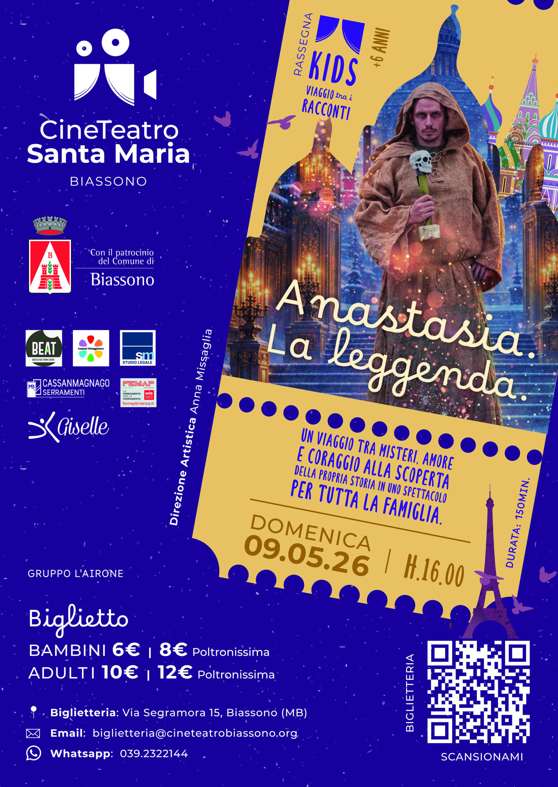 A3 – ANASTASIA. LA LEGGENDA. Anastasia La Leggenda