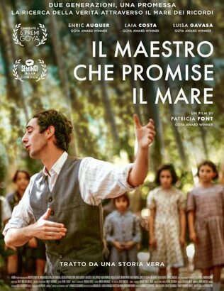 Locandina del film drammatico Il Maestro Che Promise Il Mare, regia di Patricia Font.