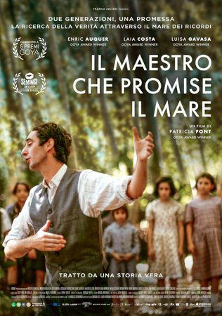 kfnrnid4sgq7e Locandina del film drammatico Il Maestro Che Promise Il Mare, regia di Patricia Font.
